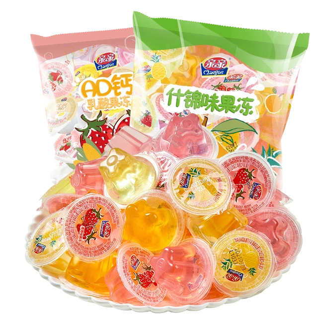 亲亲（Qinqin） 什锦果冻AD钙果冻水果冻解馋小零食耐吃小吃网红 什锦味*1袋