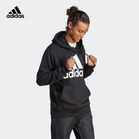 adidas 阿迪达斯 男子 运动系列M BL FT HD运动 套头衫 IC9363 XL码 黑/白 A/XL
