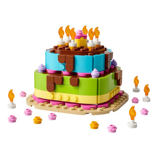 LEGO 乐高 节日系列 40815 生日派对蛋糕