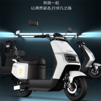 金箭 电动摩托车 王者510高配代步版：月牙白 72V37Ah