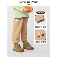 PawinPaw卡通小熊童装25年春夏新款男宝宝宽松休闲百搭时尚长裤