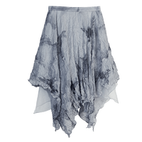 S.DEER圣迪奥夏季时尚百搭女装优雅水墨印花肌理长裙S20281125 /53  170