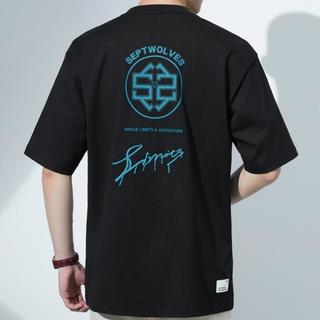  SEPTWOLVES/七匹狼 纯棉透气 男士短袖T恤