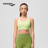 索康尼（SAUCONY）2024夏季女子跑步运动内衣bra强度支撑美背SC1249005DY 荧光玫红 XL