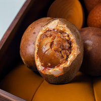 湖迪微山湖熟咸鸭蛋起沙流油蛋黄熟盐蛋下饭咸淡适中即食特产 烤鸭蛋30枚装55g-60g/个开袋即食