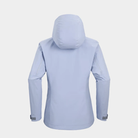 KAILAS男款猎风冲锋衣FILTERTEC 2L防水户外徒步防风登山夹克 薄雾蓝-女 2XL