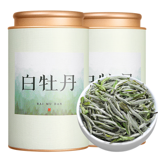 春秋农哥白牡丹白茶特级2025新茶福鼎白茶散茶花香明前嫩芽茶叶自己喝 【白牡丹嫩芽尝鲜装】 *1罐