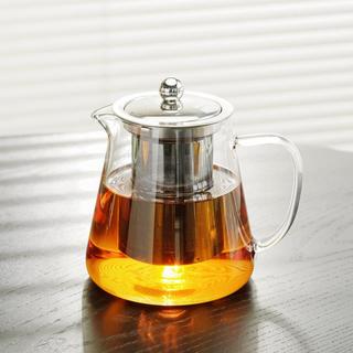 高硼硅玻璃茶壶304不锈钢内胆家用泡茶壶过滤防爆耐高温茶水壶