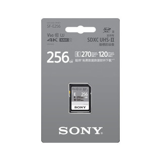 索尼（SONY）相机SD存储卡 佳能 尼康 松下 索尼微单\/单反相机内存卡 4K视频卡 256G 270MB/S 索尼SD卡  标配