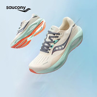 saucony 夏季火鸟3男子女减震跑鞋透气跑步鞋慢跑训练运动鞋 米棕S28227-·1 45