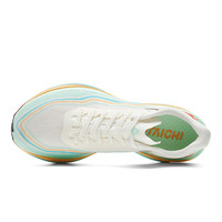 匹克态极千层浪丨厚底都市慢跑鞋男鞋跑步鞋缓震回弹透气训练运动鞋 白/橙/绿 44