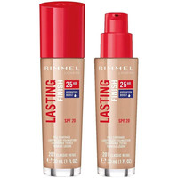 RIMMEL粉底液 25小时持久不脱妆控油粉底液膏 201色 30ml