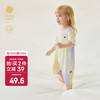 babycare 山茶花宝宝爬服春夏连体衣包屁衣新生婴儿衣服 紫草星梦