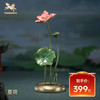 铜师傅 夏荷 铜摆件 铜工艺品摆件一套
