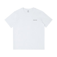 阿珂姆落肩宽松短袖T恤圆领全棉透气亲肤男女同款夏季短袖 S