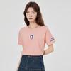 JSW//JEANS 真维斯旗下女款夏季简约百搭圆领前胸小印花短袖T恤时尚通勤上衣