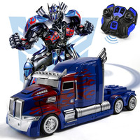 孩之宝 Hasbro 变形金刚 TRANSFORMERS 儿童玩具正版授权遥控车机器人生日礼物模型擎天柱三电版