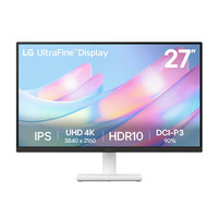 限地区：LG 27US500-W 27英寸4K 显示器