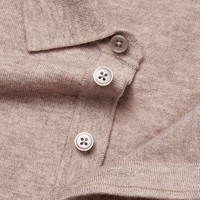 七匹狼羊毛衫男冬季翻领针织衫毛衣男士纯色纯羊毛厚款打底衫男装上衣 701(卡其) 170/88A(L)