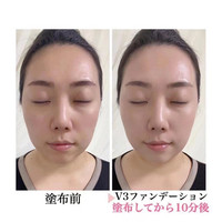 日本v3气垫Spicare天然微针水光养肤保湿透亮遮瑕持久黑科技粉底