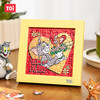 图益 TOI 潮玩拼图猫和老鼠49片带相框减压玩具 心花怒放