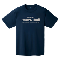 mont·bell50周年男女通勤速干透气短袖T恤1114002