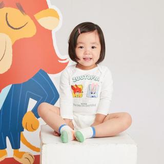 【疯狂动物城联名】Gap婴儿春秋季连体衣769892儿童装爬服