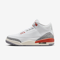 NIKE耐克Air Jordan 3 WMNS AJ3白红灰 防滑耐磨 女子中帮复古篮球鞋 CK9246-121 38