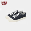 MUJI 無印良品 无印良品（MUJI）男女通用不易疲劳不易沾水运动鞋无性别男款女款小白鞋帆布鞋鞋子 藏青色