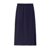 佐丹奴直筒长裙女夏季纯棉侧开叉松紧腰卫衣半身裙女13465234