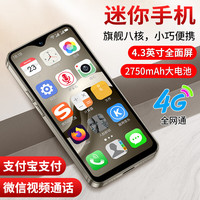 SOYES 索野F9 Max智能迷你手机4G全网通戒网瘾无游戏小屏幕长续航微信视频小学初中老人手机 钛金原色 64GB 常规版