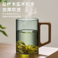百亿补贴：天喜 高硼硅木把玻璃杯 320ml