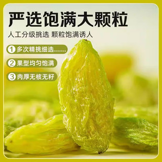 植宴新疆优质葡萄干免洗大颗粒红提黑加仑干烘焙 【1罐】精品黑加仑500g
