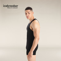 破冰者 icebreaker美利奴羊毛男Anatomica可机洗圆领无袖日常休闲内穿背心夏103034