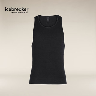 破冰者 icebreaker美利奴羊毛男Anatomica可机洗圆领无袖日常休闲内穿背心夏103034