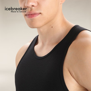 破冰者 icebreaker美利奴羊毛男Anatomica可机洗圆领无袖日常休闲内穿背心夏103034