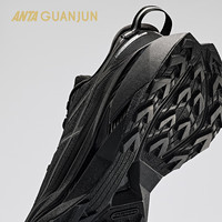 安踏冠军猎隼2代丨户外越野跑鞋男抓地缓震登山徒步运动鞋112535502A 【稳定性 抓地】基础黑-2 41(男8)