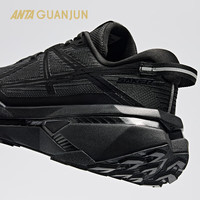 安踏冠军猎隼2代丨户外越野跑鞋男抓地缓震登山徒步运动鞋112535502A 【男】基础黑-2 45(男11)