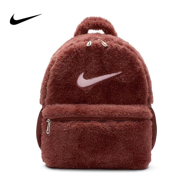 移动端：NIKE 儿童毛绒双肩包 FZ1330-231