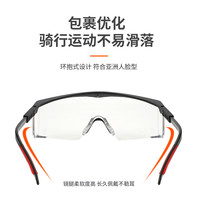 舜选骑行护目镜防刮擦打磨防飞溅防风沙防雾轻便透明防护眼镜