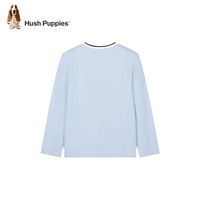 暇步士（Hush Puppies）【天丝系列】童装儿童男女大童秋款弹力舒适柔软经典长袖衬衫
