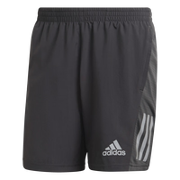 adidas简约舒适梭织跑步运动短裤男装夏季阿迪达斯   深灰/深银灰   XL