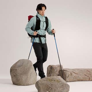 ARC'TERYX始祖鸟 GAMMA LIGHTWEIGHT HOODY 防风 男子 软壳夹克 Stone Green/原石绿 L