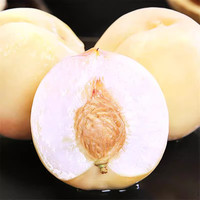 静益乐源白桃 河南丹江奶油白桃 新鲜水果 净重5斤大果(8-14个)