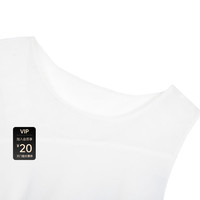 sdeer圣迪奥女装文艺圆领水墨晕染拼接无袖衬衫S21280604 M/165