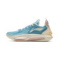 李宁(LI-NING)JB3吉米巴特勒三代篮球鞋男春季新款关爱配色专业比赛鞋ABAU107 ABAU107/-18浪花蓝乳白色 42