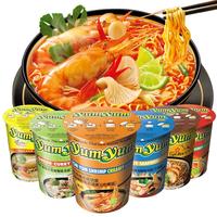 养养 冬阴功浓汤面70g*6杯泰国方便面多口味酸辣虾泡面青咖喱桶面