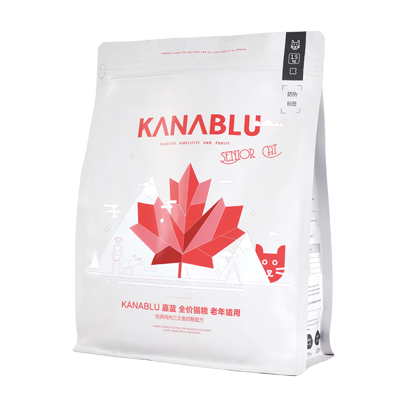  KANABLU/嘉蓝 无谷鲜肉 老年猫粮