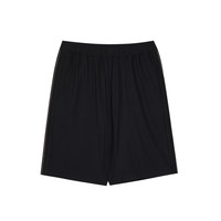 速写男装短裤拼接织带休闲直筒9N5E12790 001本黑 XL