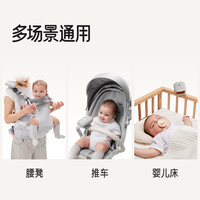 bvya比威亚背带腰凳小风扇婴儿车推车遛娃风扇迷你便携长续航宝宝夏季户外降温妈咪背包风扇usb